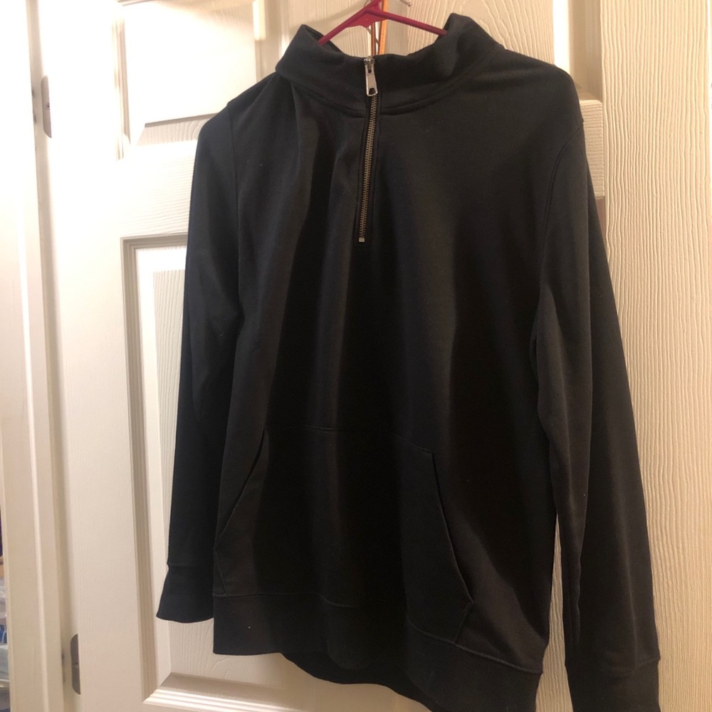 Black Old Navy 1/4 Zip Sweatshirt